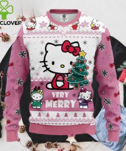 Merry Hello Kitty Cute Ugly Christmas Sweater Sweatshirt