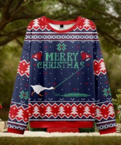 Merry Honked Christmas Funny Honk Goose Ugly Christmas Sweater