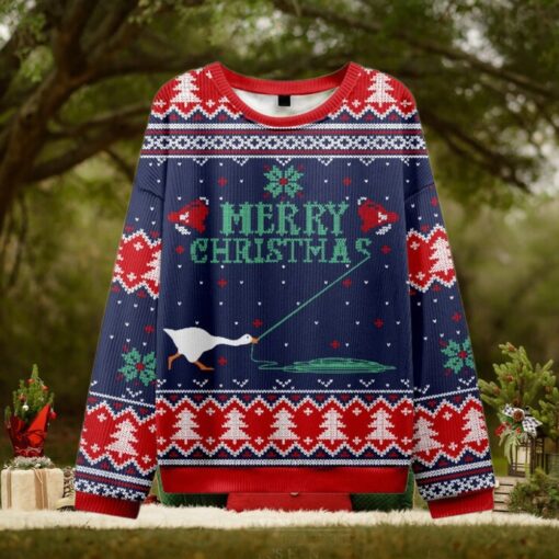Merry Honked Christmas Funny Honk Goose Ugly Christmas Sweater