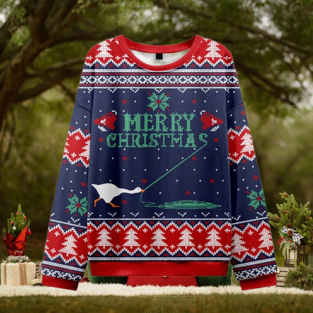 Merry Honked Christmas Funny Honk Goose Ugly Christmas Sweater Merry Honked Christmas Funny Honk Goose Ugly Christmas Sweater