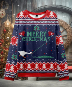 Merry Honked Christmas Funny Honk Goose Ugly Christmas Sweater