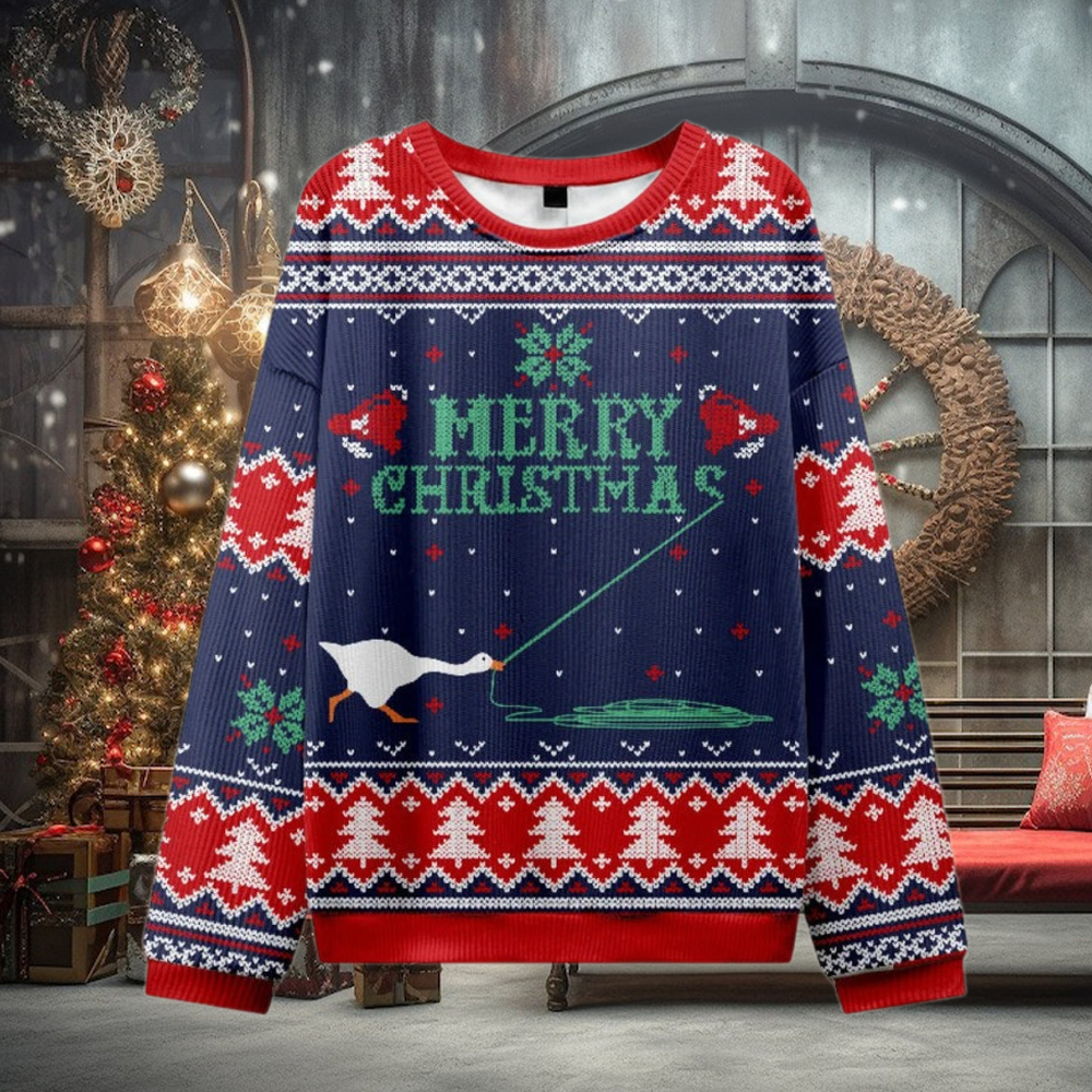 Merry Honked Christmas Funny Honk Goose Ugly Christmas Sweater Merry Honked Christmas Funny Honk Goose Ugly Christmas Sweater