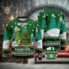 Skeleton Christmas Ugly Christmas Sweater Ho Ho Holy Shit What A Year Funny Boujee Xmas Vibe