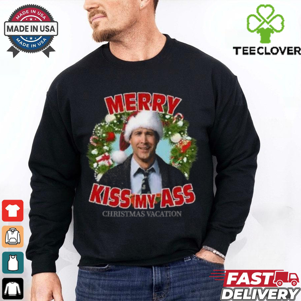Merry Kiss My Ass National Lampoons XMAS Shirt Merry Kiss My Ass National Lampoons XMAS Shirt