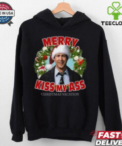 Merry Kiss My Ass National Lampoons XMAS Shirt