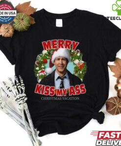 Merry Kiss My Ass National Lampoons XMAS Shirt