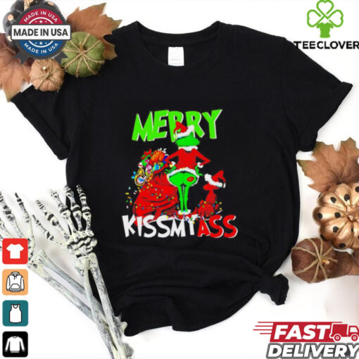 Merry Kissmyass Grinch Christmas vintage shirt