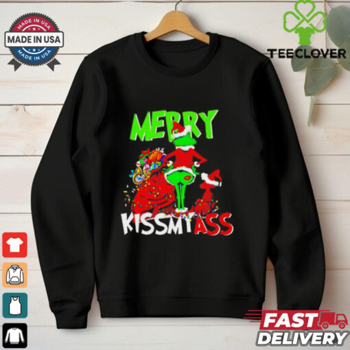 Merry Kissmyass Grinch Christmas vintage shirt