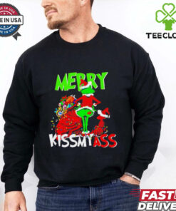 Merry Kissmyass Grinch Christmas vintage shirt