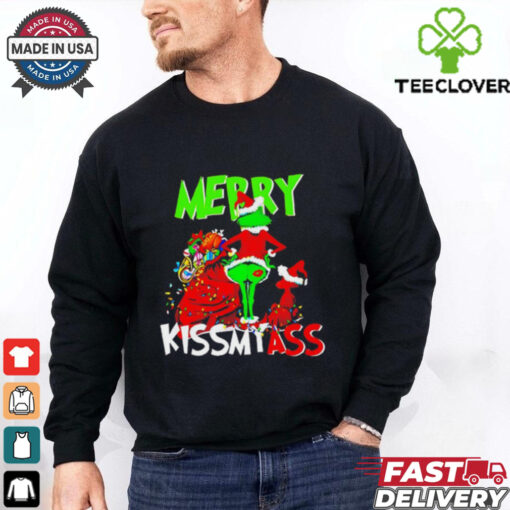 Merry Kissmyass Grinch Christmas vintage shirt