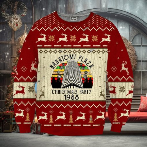 Merry Legiftstore Nakatomi Knitted 3D Sweater For Christmas