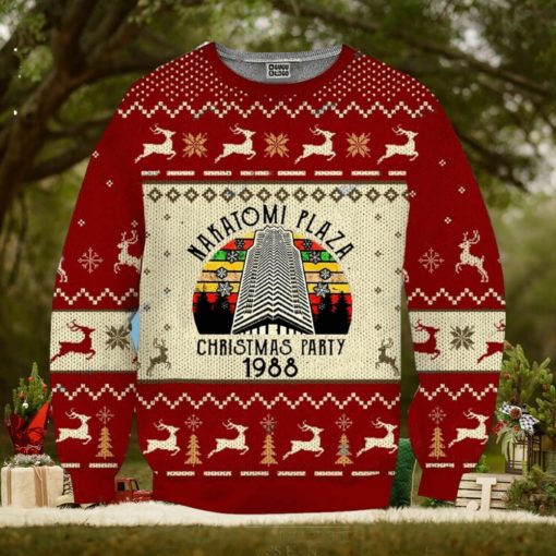 Merry Legiftstore Nakatomi Knitted 3D Sweater For Christmas