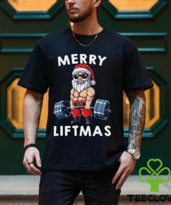 Merry Liftmas Santa Workout Gym Lover Funny Christmas Gift Shirt