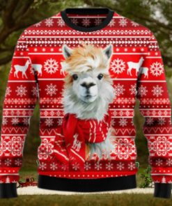Merry Llamas Ugly Christmas Sweater