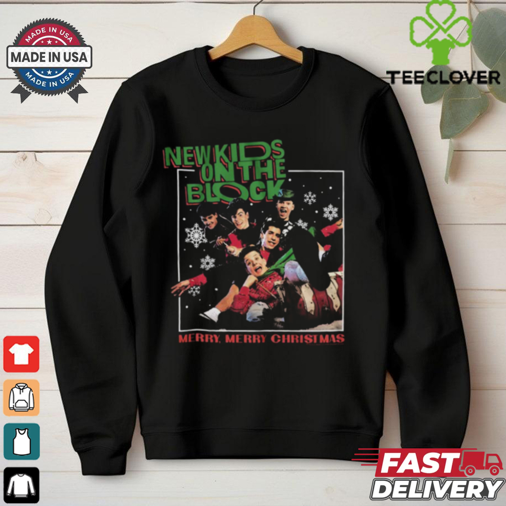 Merry Merry Christmas New Kids On The Block T Shirt Merry Merry Christmas New Kids On The Block T Shirt