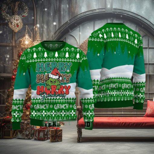 Merry Merry Merry Grinchmas Christmas Ugly Sweater