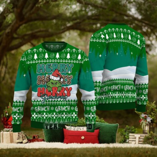Merry Merry Merry Grinchmas Christmas Ugly Sweater