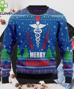 Merry Nursemas Ugly Christmas Sweater Sweatshirt