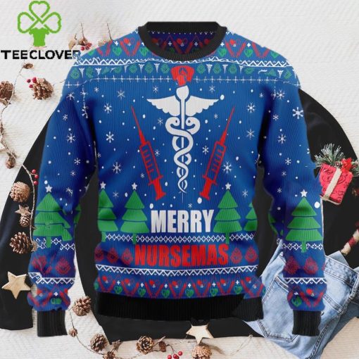 Merry Nursemas Ugly Christmas Sweater Sweathoodie, sweater, longsleeve, shirt v-neck, t-shirt