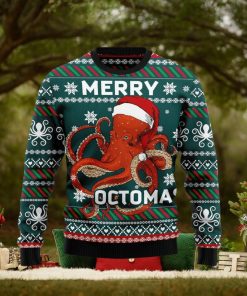 Merry Octomas Ugly Christmas Sweater Xmas Gift 3D Christmas Sweater