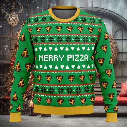 Merry Pizza Ugly Christmas Sweater
