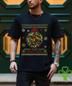 Merry Plant Based Christmas Vegan shirt