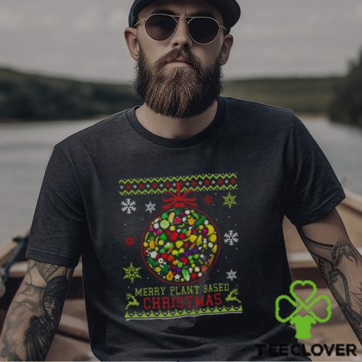 Merry Plant Based Christmas Vegan hoodie, sweater, longsleeve, shirt v-neck, t-shirt