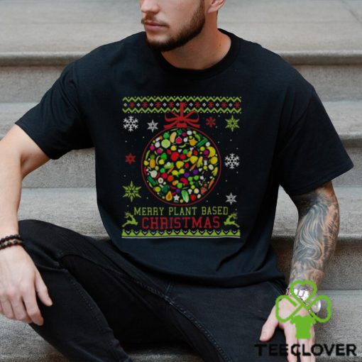 Merry Plant Based Christmas Vegan hoodie, sweater, longsleeve, shirt v-neck, t-shirt