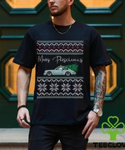 Merry Porschemas – Sleek Coupe Meets Festive Cheer Shirt 1 Merry Porschemas – Sleek Coupe Meets Festive Cheer Shirt