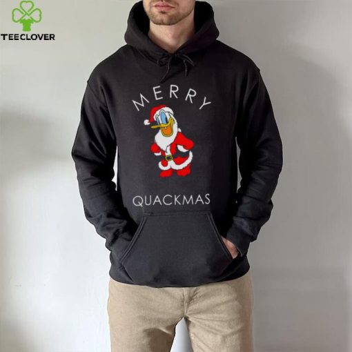 Merry Quackmas Duck Donald Santa hoodie, sweater, longsleeve, shirt v-neck, t-shirt