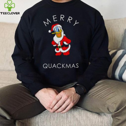 Merry Quackmas Duck Donald Santa hoodie, sweater, longsleeve, shirt v-neck, t-shirt