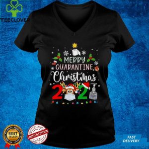 Merry Quarantine Christmas 2021 Reindeer Boys Xmas shirt