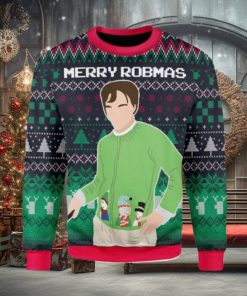 Merry Robmas Robert Pattinson Green Ugly Christmas Sweater Xmas Gift Men And Women Christmas Sweater