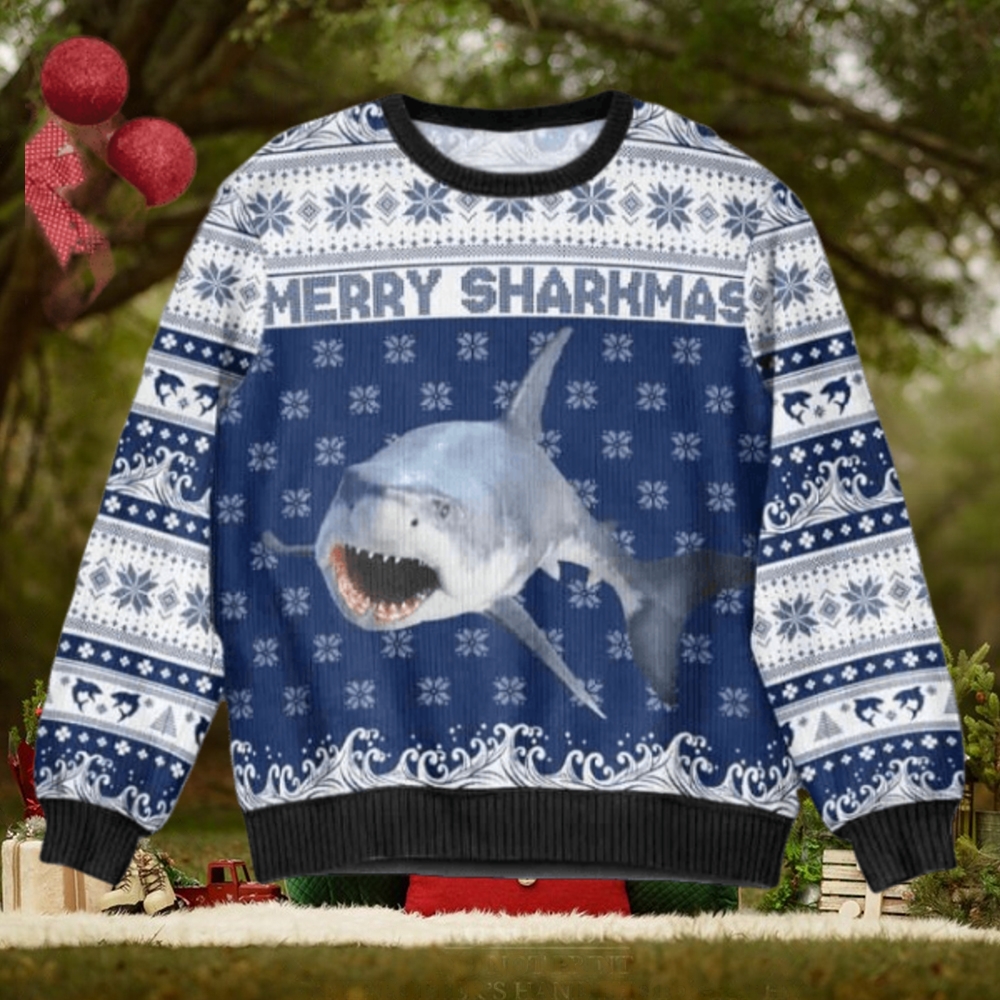 Merry Sharkmas Ugly Sweater Merry Sharkmas Ugly Sweater