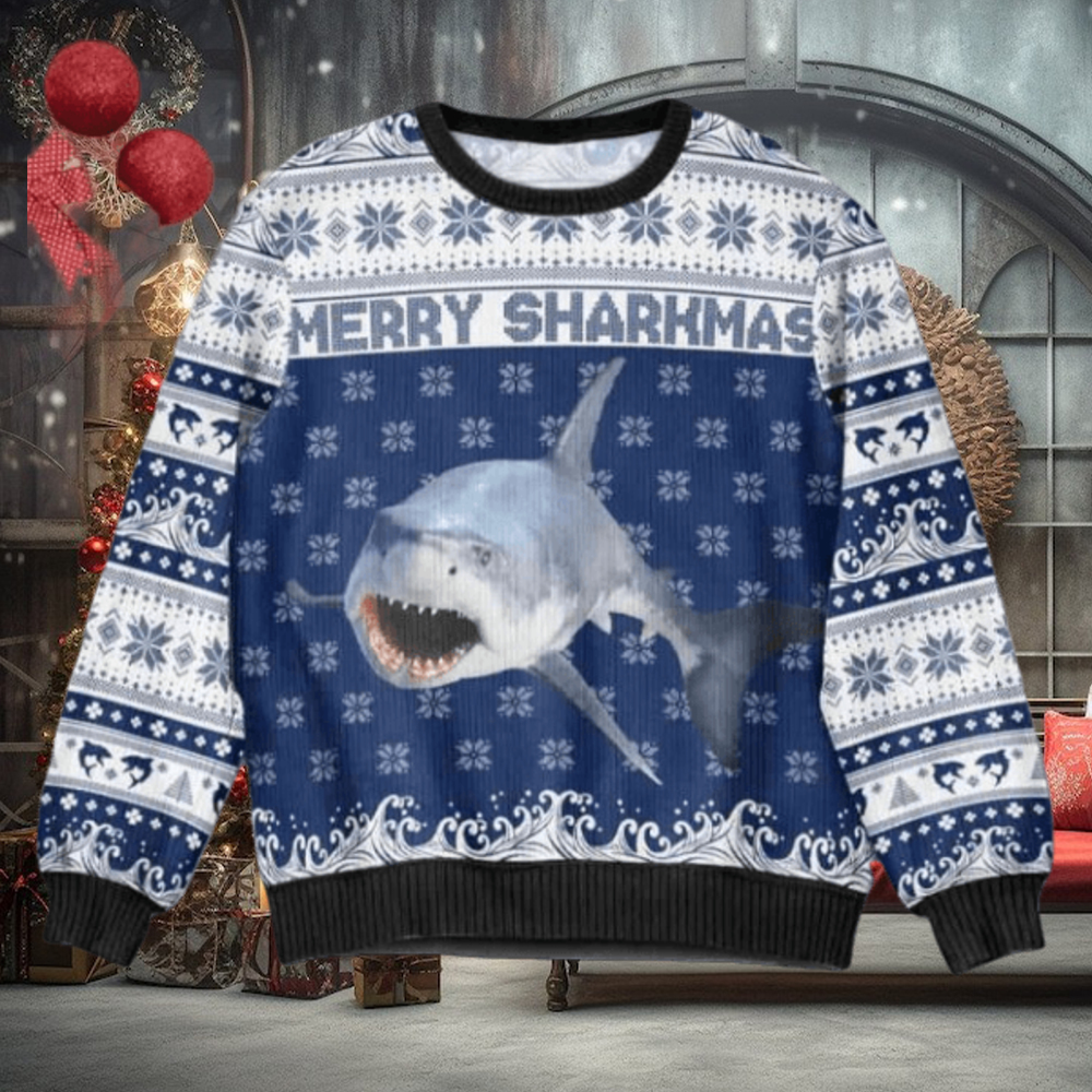Merry Sharkmas Ugly Sweater Merry Sharkmas Ugly Sweater