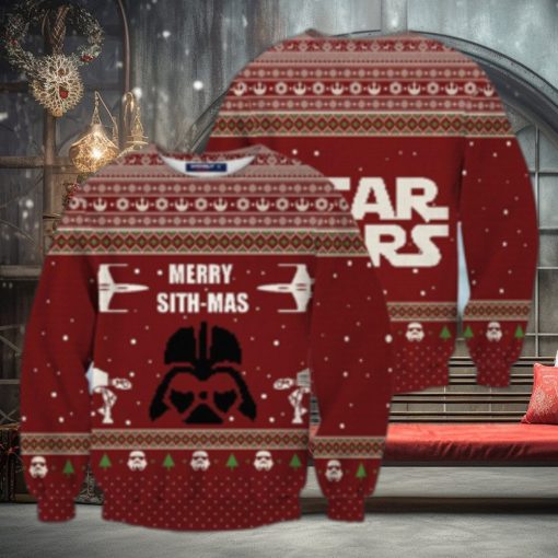 Merry SithMas Knitted Sweater Xmas Christmas Gift Vacation Ugly Christmas Shirt