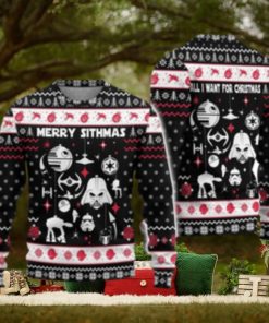 Merry Sithmas Darth Vader Ugly Christmas Sweater
