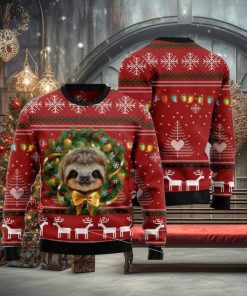 Merry Slothmas Ugly Christmas Sweater