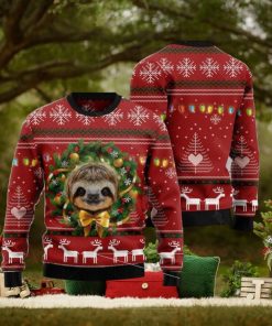 Merry Slothmas Ugly Christmas Sweater