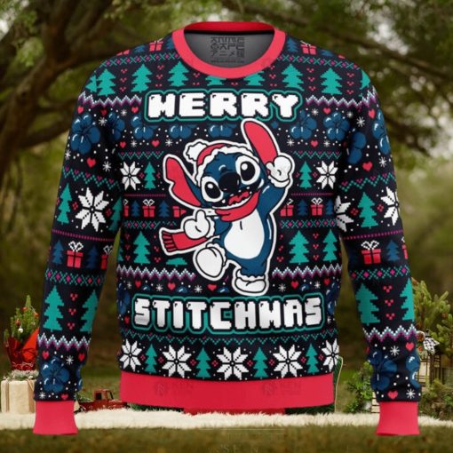 Merry Stitchmas Funny Stitch Christmas Sweater