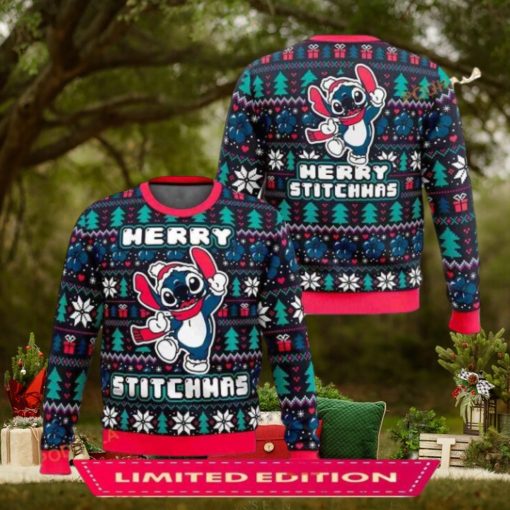 Merry Stitchmas Stitch Ugly Christmas Sweater