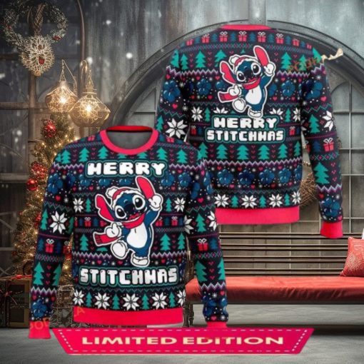 Merry Stitchmas Stitch Ugly Christmas Sweater