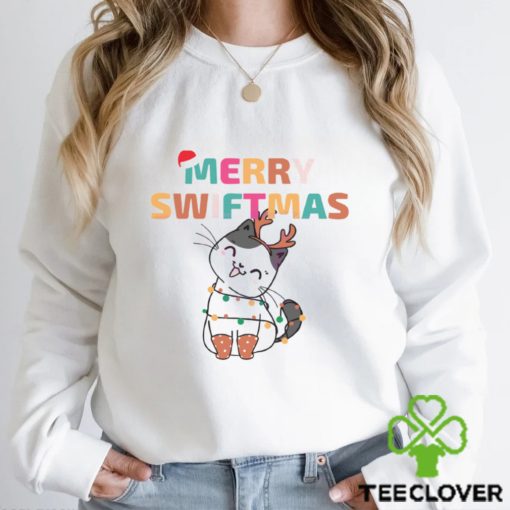 Merry Swiftmas Christmas Cat Shirt