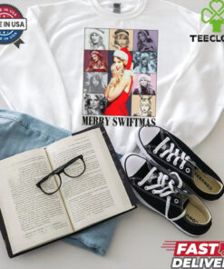 Merry Swiftmas Taylor Swift Christmas Sweatshirt, Festive Swiftie Holiday Sweater 2 Merry Swiftmas Taylor Swift Christmas Sweatshirt, Festive Swiftie Holiday Sweater