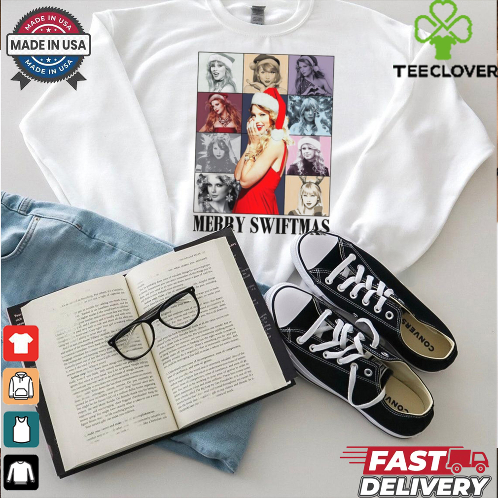 Merry Swiftmas Taylor Swift Christmas Sweatshirt, Festive Swiftie Holiday Sweater Merry Swiftmas Taylor Swift Christmas Sweatshirt, Festive Swiftie Holiday Sweater