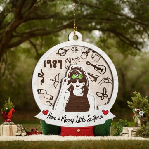 Merry Swiftmas Taylor Swift Ornament Have a Merry Little Swift Christmas