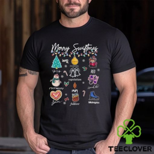 Merry Swiftmas   The Eras Tour Christmas, Swift Xmas, Taylor version Christmas T Shirt