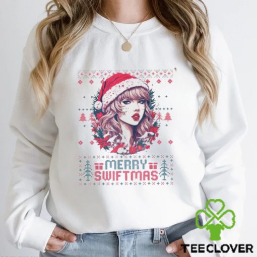 Merry Swiftmas The Eras Tour Sweathoodie, sweater, longsleeve, shirt v-neck, t-shirt Swiftie Merch