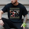 Santa Grinch hand Merry Jeepmas 2023 T shirt