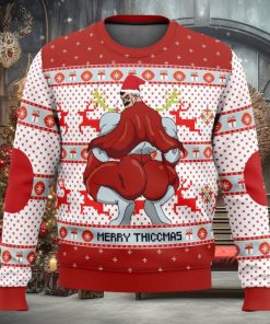 Merry Thiccmas Omni Man Invincible Ugly Christmas Sweater